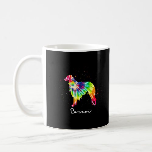 Colorful Borzoi Dog Mom Gifts Borzoi  Coffee Mug
