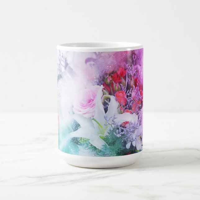 Colorful Botanical Garden Coffee Mug (Center)