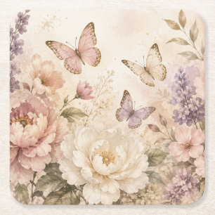 Colorful Botanical Garden Drink Coasters