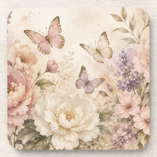 Colorful Botanical Garden Drink Coasters