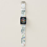 Colorful Botanical Watercolor Abstract Pattern Apple Watch Band at Zazzle