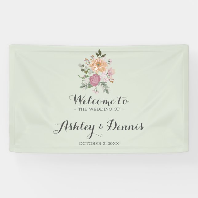 Colorful Bouquet Banner (Horizontal)