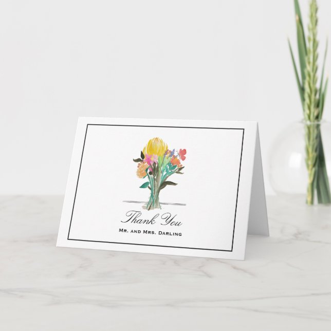 Colorful Bouquet Card (Front)