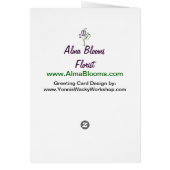 Colorful Bouquet Cards (Back)