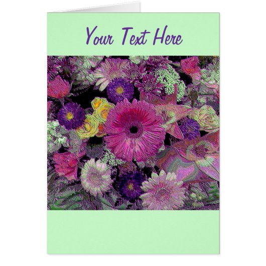 Colorful Bouquet Cards (Front)