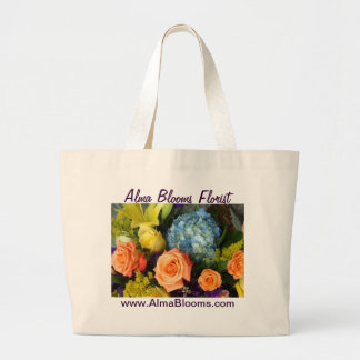 Colorful Bouquet Large Tote Bag