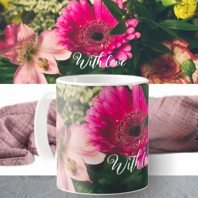  Colorful bouquet of flowers Coffee Mug (Creator Uploaded)