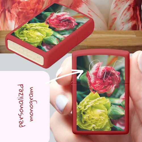  Colorful bouquet of flowers Zippo Lighter