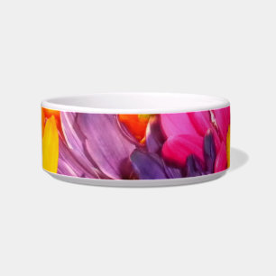 Colorful Bouquet Pet Dish
