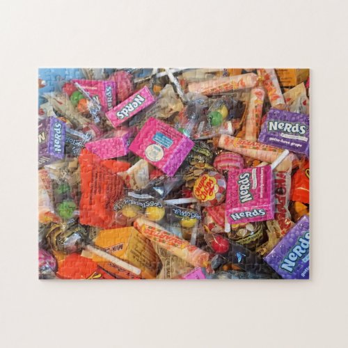 Colorful Bowl of Sweet Candy Photo Jigsaw Puzzle