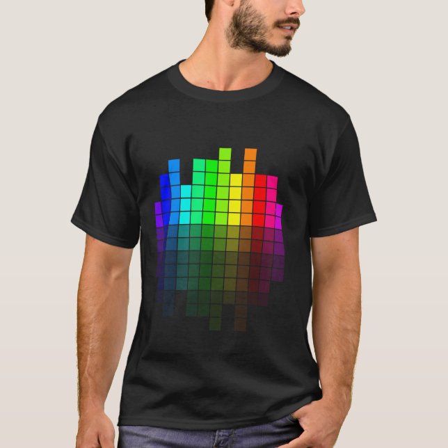 Colorful Box (Black color) T-Shirt (Front)