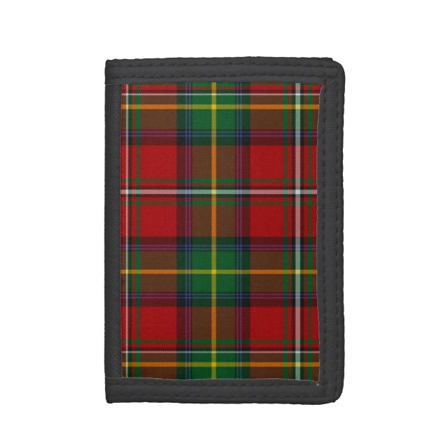 Colorful Boyd Tartan Plaid Wallet (Front Vertical)