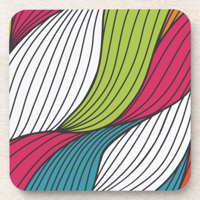 Colorful Braiding 2 Coaster (Front)