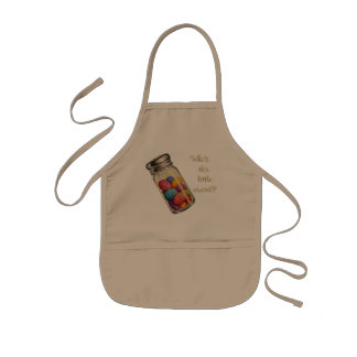 Colorful Brain Condiments Apron (Kids)