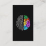 Colorful Brain Engineering Science Business Card