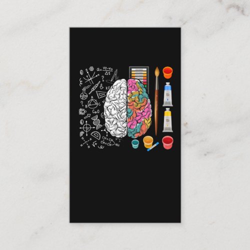 Colorful Brain Neurosurgeon Scientist Artist Business Card