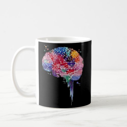Colorful Brain Science And Ar Love Science Ar Coffee Mug
