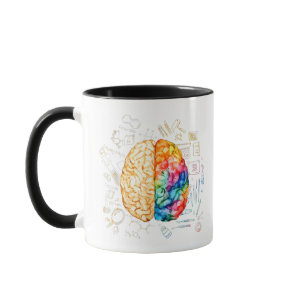 Colorful Brain - Science And Art - Neuroscience Ne Mug