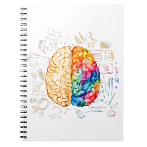 Colorful Brain _ Science And Art _ Neuroscience Ne Notebook