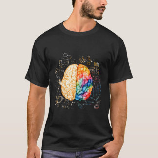 Colorful Brain Science And Neuroscience Neurologis T-Shirt