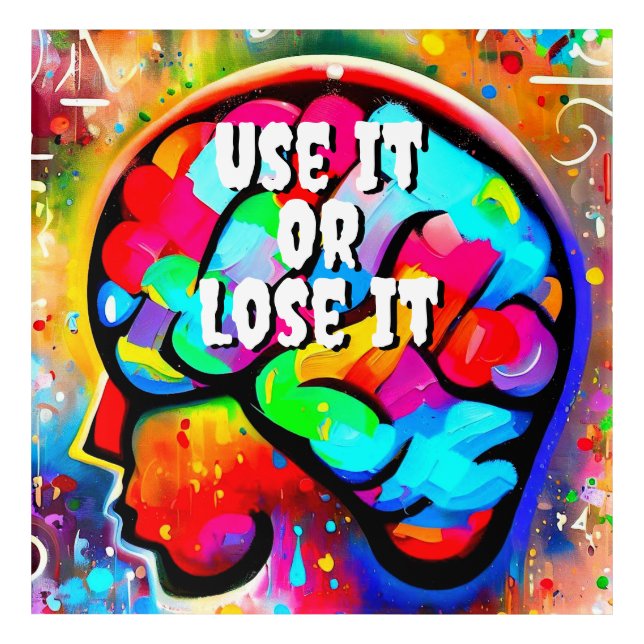 Colorful Brain Street Art (Front)