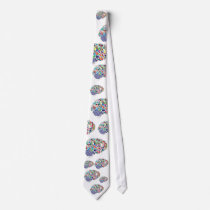 Colorful Brains Tie