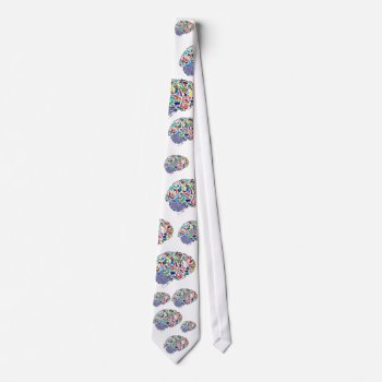 Colorful Brains Tie by neuro4kids at Zazzle