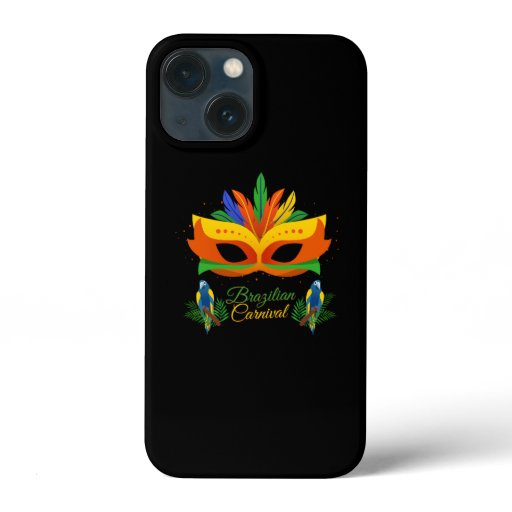 Colorful brazilian carnival mask design iPhone 13 mini case