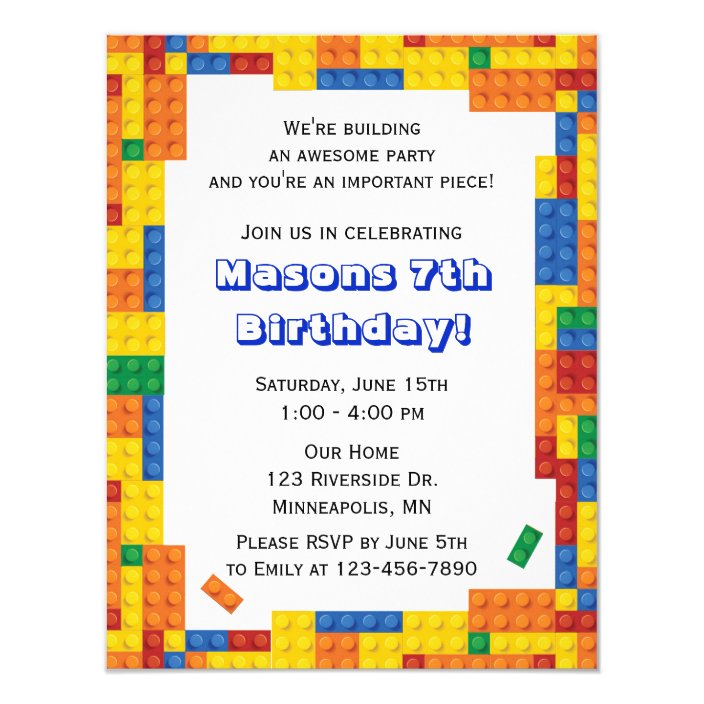 building blocks birthday
