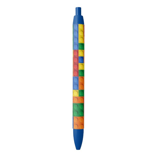 Colorful Bricks Building Blocks | Custom Pen (Front Vertical)