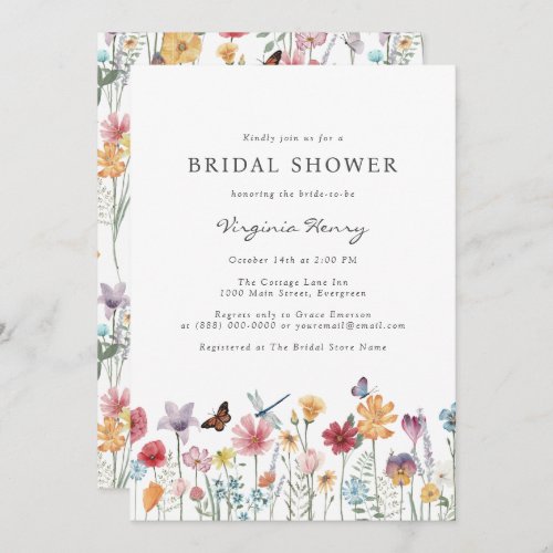 Colorful Bridal Shower Invitation