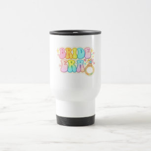 Colorful Bride Era Retro Shirt – Fun Bachelorette Travel Mug