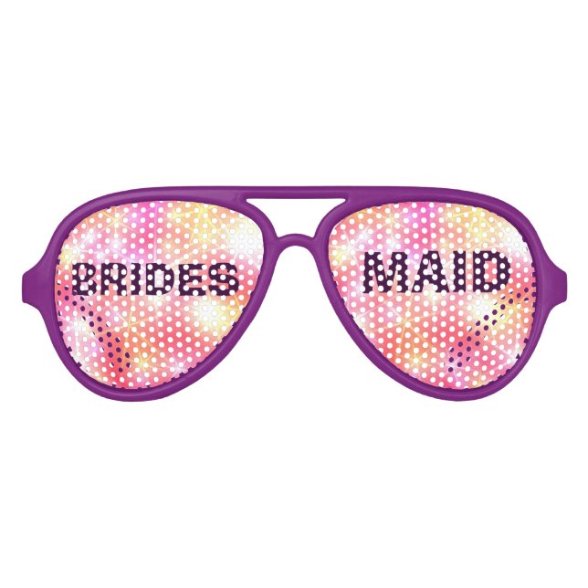 Colorful Bridesmaid Party Eye Glasses (Front)