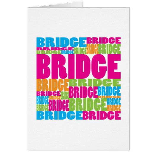 Colorful Bridge Cards (Front)
