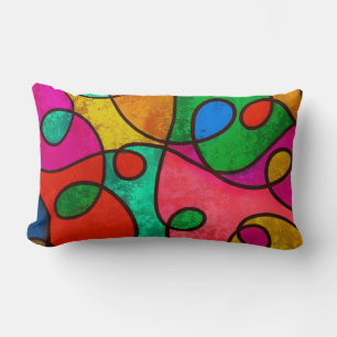 Colorful Bright Abstract Decorative Pillow Designs