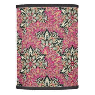 Colorful bright mandala pattern. lamp shade