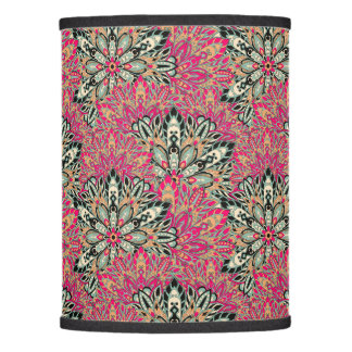 Colorful bright mandala pattern. lamp shade
