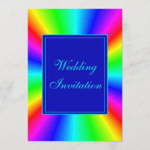 Colorful Bright Rainbow Wedding