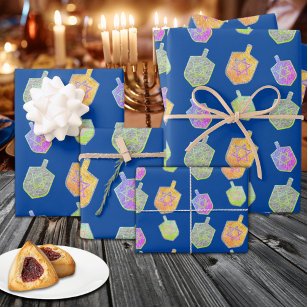 Jumbo Gift Wrap - Bright Royal Blue