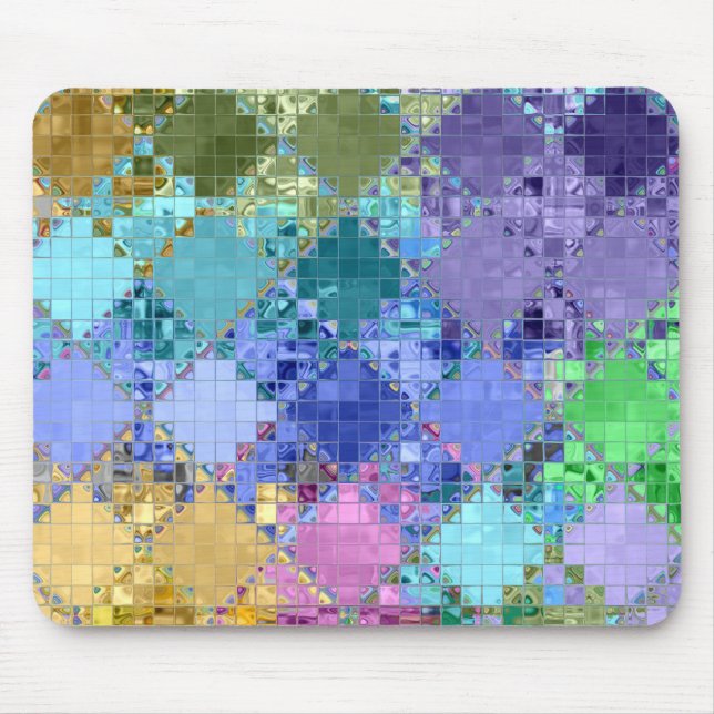Colorful Bright Unique & Customizable Mouse Pad (Front)