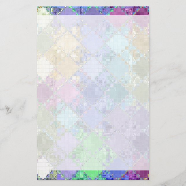 Colorful Bright Unique & Customizable Stationery (Front)