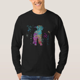 Colorful Brittany Spaniel Dog Brittany Spaniels T-Shirt