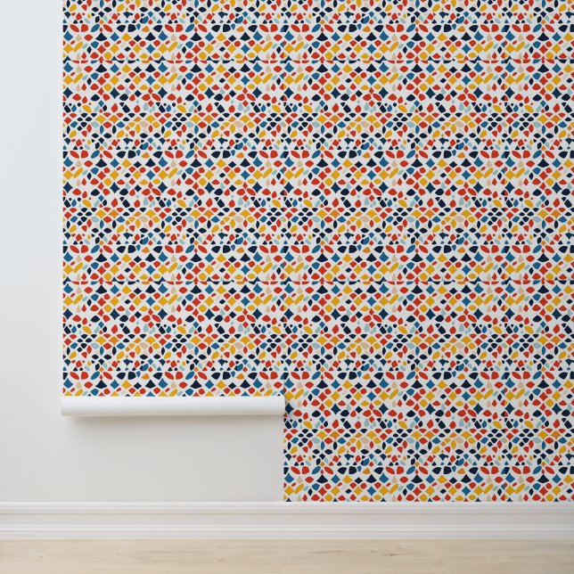 Colorful broken tiles like wallpaper (Application)