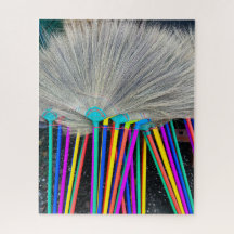 Colorful Brooms