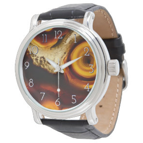 Colorful Brown Agate Watch