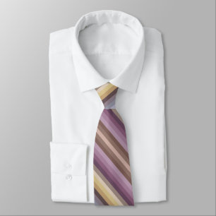 Colorful Brown Purple Checkers Colors Of The Year Neck Tie
