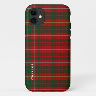 Colorful Bruce Clan Tartan Plaid Custom iPhone 11 Case