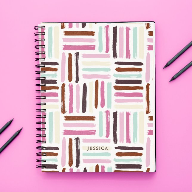 Colorful Brush Strokes Pattern Notebook (Creator Uploaded)