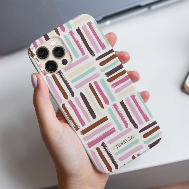 Colorful Brush Strokes Personalized Case-Mate iPhone Case (Creator Uploaded)