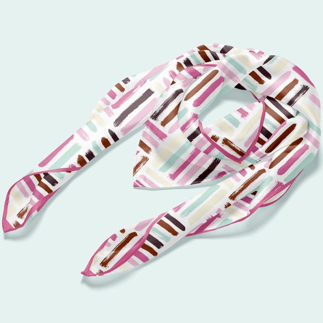 Colorful Brush Strokes Personalized Scarf (Creator Uploaded)